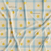 Checks Digital Printed Fabric Manufacturer